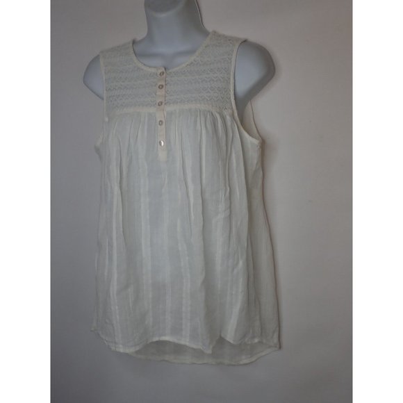 Carve Designs‎ Top Women S Organic Cotton Lace Sleeveless Casual - Picture 4 of 6